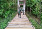 Rehab Jembatan Gantung di Lenggo Hampir Rampung, Akses Warga Segera Pulih Total